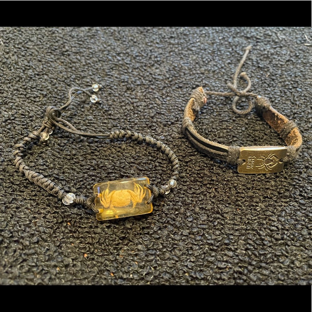 Cancer Zodiac bracelet set 🦀